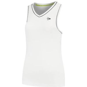 DUNLOP Club Tanktop voor Dames, Wit, S