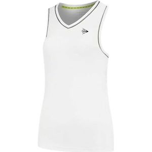 DUNLOP Club Tanktop voor Dames, Wit, S