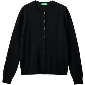 United Colors of Benetton Koreaans shirt M/L, Zwart 100, M