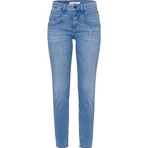 BRAX Ana Sensation Damesjeans, duurzame 5-pocket-skinny jeans met push-up-effect, Used Summer Blue, 34W / 30L