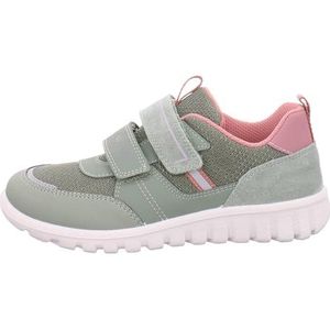 Superfit Sport7 Mini sneakers voor meisjes, lichtgroen roze 7510, 20 EU Weit