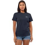 Jack Wolfskin Essential T-shirt voor dames, nachtblauw, maat S