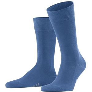 FALKE Heren Sokken Family M SO Duurzaam Katoen eenkleurig 1 Paar, Blauw (Nautical 6531) nieuw - milieuvriendelijk, 43-46
