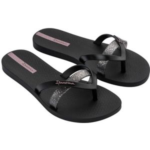 Ipanema Kirei Chic Fem Flip-Flop voor dames, Zwart Glitter Paars, 35/36 EU