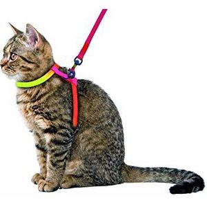 Kerbl 83191 kattenharnas Rainbow 10 mm / 120 cm