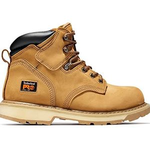 Timberland PRO Mannen 6 inch Pit Boss stalen neus industriële werkschoen, tarwe, 11, Gele Tarwe, 11