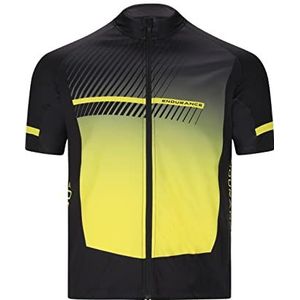 Endurance Herenshirt zwart/grijs/geel 2XL