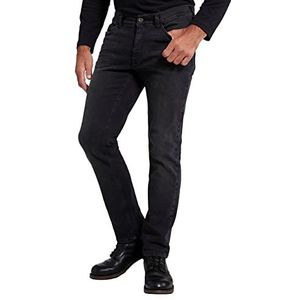 JP 1880 Heren jeans, buikfit, FLEXNAMIC, 5-pocket, Straight Fit, tot maat 70 broek, Black Denim, 106