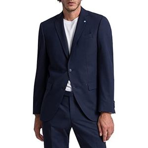 Pierre Cardin Jasje voor heren, model Grant Futureflex - modern fit - met scheerwol en stretchaandeel - elegant business jacket, bouwpakket systeem - blauw, blauw, 106