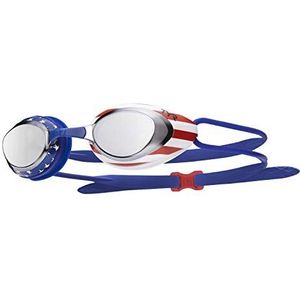 TYR Blackhawk Miroir USA zwembril voor volwassenen, rood/marineblauw, één maat