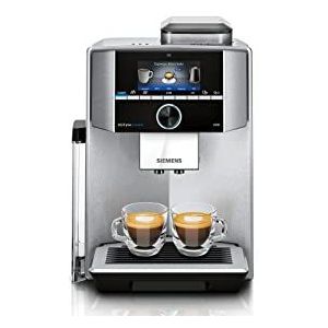 Siemens EQ.9 - Volautomatisch espressoapparaat met touchscreen. Kan gelijktijdig twee kopjes bereiden. iAroma-systeem en Aroma DoubleShot