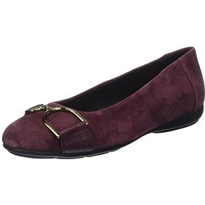 Geox Dames D Annytah B Ballet Flat, Bordeaux, 38 EU