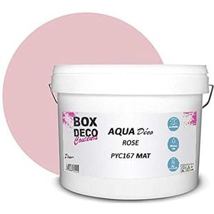 Acryl-muurverf, mat, Aqua Déco, 10 l/100 m², roze