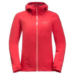 Jack Wolfskin Dames Highest Peak Jacket W bovenkleding, tulp, rood, XL, tulp, rood, XL