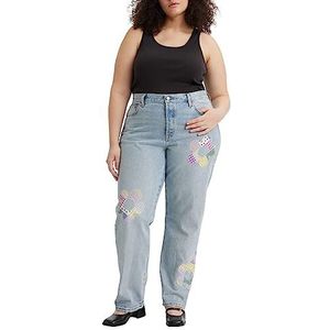 Levi's PL 501 Jeans for Women Light Indigo - Worn IN, Plus Fresh As A Dais, M