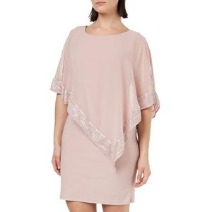 Gina Bacconi Asymmetrische cocktailjurk voor dames, Roze, 40