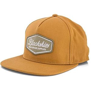 Blackskies Oasis Snapback Cap | Dames Honkbalpetten Heren Cap GLB Baseballpet Surfers Skaters Mosterd Geel