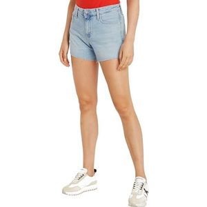 Calvin Klein Jeans Mid Rise Short voor dames, Denim Light, 34W