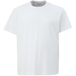 s.Oliver Heren T-shirt met korte mouwen, wit, XXL