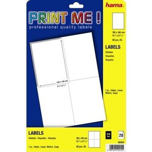 Hama PrintME etiket ""Multiprint"", 105 x 148 mm