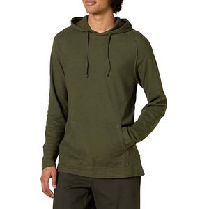 Amazon Brand - Goodthreads Heren Lange mouwen Slub Thermal Pullover Hoodie,Groen (Olijf),3XL Tall