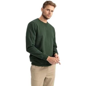 DeFacto Gebreid sweatshirt voor heren, groen, XL