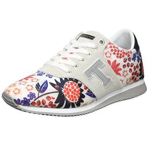 Tommy Hilfiger Dames P1285hoenix 3c3 Sneakers, wit Libby Floral 902, 42 EU