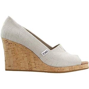 Toms Klassieke espadrille-damessandaal met sleehak, 43 EU