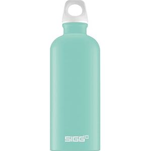 SIGG Traveller Glacier Touch Aluminium drinkfles, klimaatneutraal gecertificeerd, geschikt voor koolzuurhoudende dranken, lekvrij, vederlicht, BPA-vrij, 0,6 l
