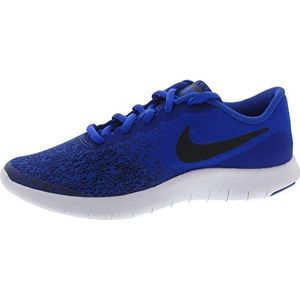 Nike Flex Contact Hardloopschoenen voor kinderen, uniseks, Blauw Racer Blue Black White 402, 38 EU