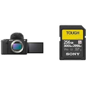 Sony ZV-E1 | Mirrorless Replaceable Full Frame Lens to Vlog Camera (and Lightweight, 4K60p, 5-axis and Digital Stabilization System, Large Battery Capacity) & Sony 256GB SF-G-serie zware geheugenkaart