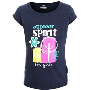 Trespass WallFlower T-shirt voor meisjes, met coole print op de voorkant