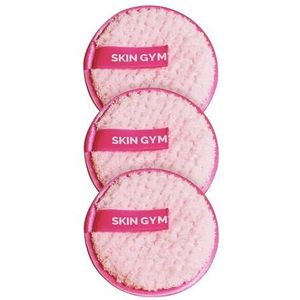 Skin Gym Cleanie Herbruikbare Make-up Remover Pad 3 stuks - Verwijdert Make-up met water - Geen chemicaliën, Geen agressieve vezels
