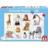 Schmidt - SCH-56270 - Wilde Babydieren, 200 stukjes Puzzel - vanaf 8 jaar - dieren puzzel