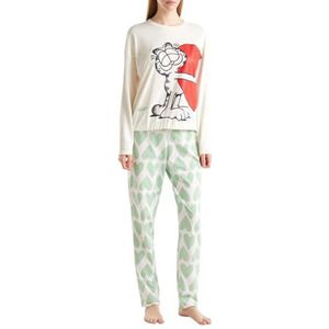 United Colors of Benetton 3MR73F03H Pyjamabroek, meerkleurig, XXS voor dames, Veelkleurig., XXS
