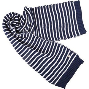 SSC Napoli 12844, sjaal unisex - volwassenen, wit/blauw, M