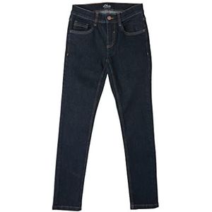 s.Oliver Jongens Skinny: Jeans met wassing, blauw (59Z8), 140 cm (Regulier)