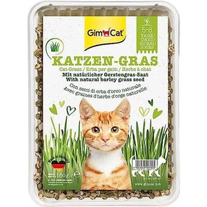 GimCat kattengras 150g - kattengras met snelle kweek in slechts 5 tot 8 dagen - 1 kom (1 x 150 g)