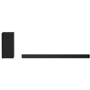 LG SN4 Soundbar TV Bluetooth 300W 2.1 kanalen met draadloze subwoofer, DTS Virtual-technologie: X, Dolby Digital, AI Sound Pro, optische ingang, USB, HDMI, zwart