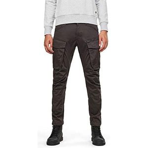 G-Star Raw heren broek Rovic Zip 3D Straight Tapered, zwart (Raven 5126-976), 36W / 32L