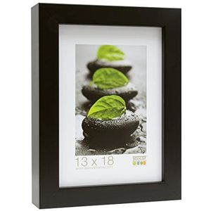 Deknudt Fotolijst, hout, zwart, 30 x 30 cm