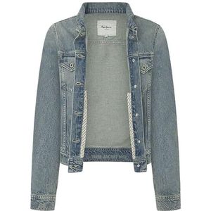 Pepe Jeans Denim jas voor dames, Blauw (Denim-MS2), XXS