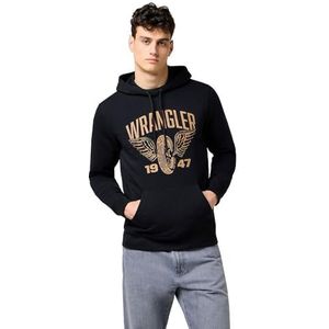 Wrangler Americana Hoodie, zwart, M