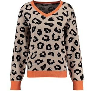 KEY LARGO Vrouwen Sweater WKN Sophie V-hals, oranje (1390), XL