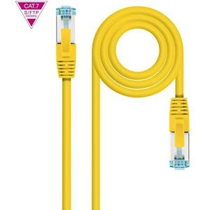 Monkey Ladder Cat.7 netwerkkabel 600MHz LSZH SFTP PIMF AWG26 geel 1m