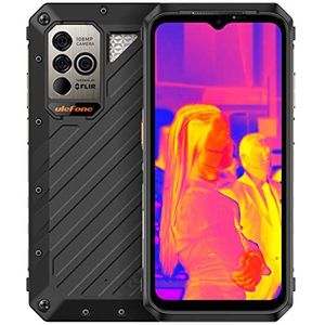 Ulefone Power Armor 18T 5G warmtebeeldcamera (Lepton 3.5) Outdoor smartphone zonder abonnement, 108MP camera, Dimensity 900 12 GB + 256 GB, 6,58 inch 120 Hz FHD+, IP68 IP69K Android 12 mobiele
