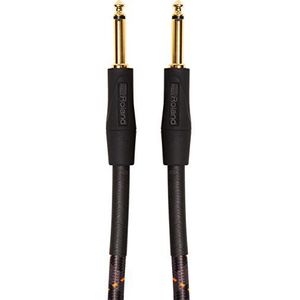 Roland Gold-serie patch/pedaalkabel - rechte 6,3 mm jack 1.5 Meters zwart