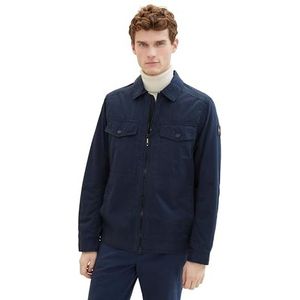 TOM TAILOR Heren 1040090 Jas, 10668-Sky Captain Blue, M, 10668 - Sky Captain Blue, M