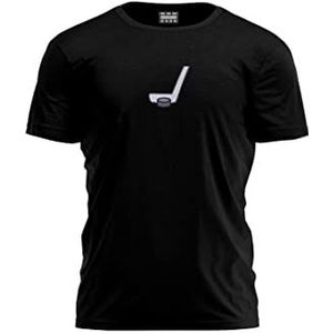 Bona Basics, Digitaal bedrukt, Basic T-shirt voor heren,% 100 katoen, zwart, casual, heren bovenstuk, maat: L, zwart, L