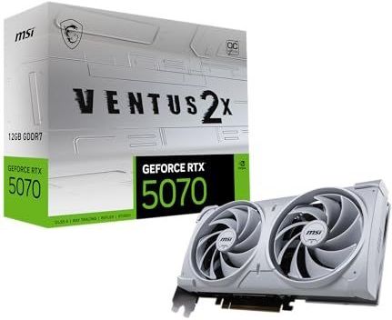 MSI GeForce RTX 5070 VENTUS 2X OC - Videokaart - 12 GB GDDR7 - PCI Express Gen 5
